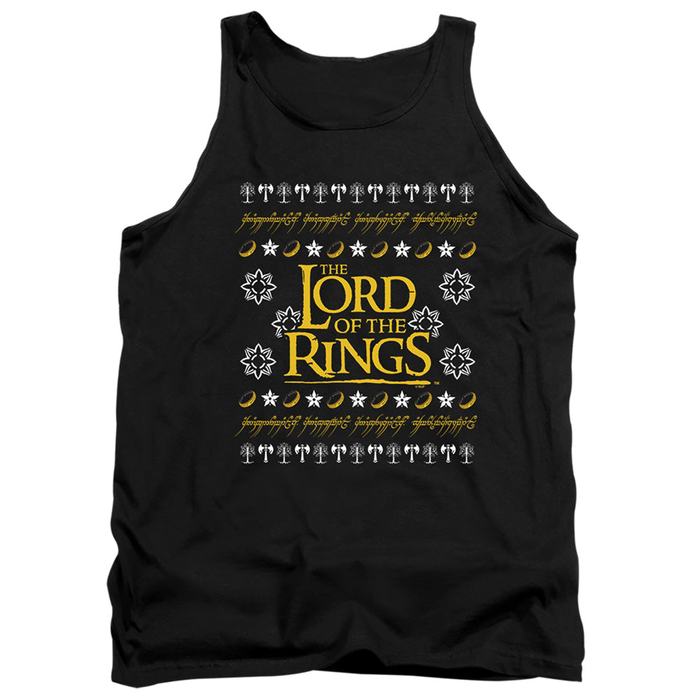 Lord of the Rings Ugly Christmas Logo Tank Top