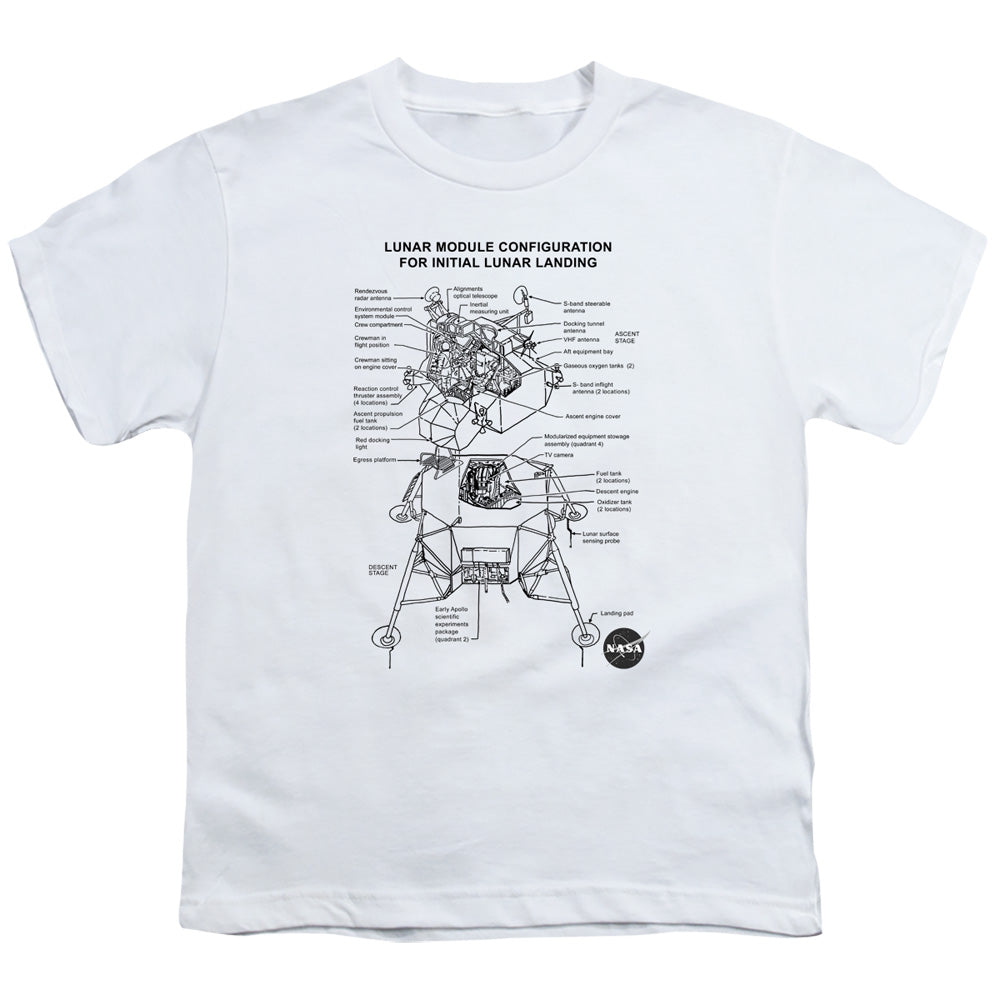 NASA Lunar Module Diagram Youth/Toddler T-Shirt