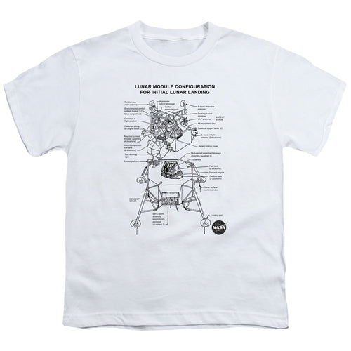 NASA Lunar Module Diagram Youth/Toddler T-Shirt