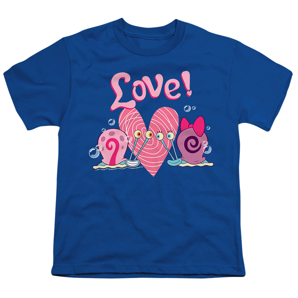 Spongebob Squarepants Valentine's Love with Gary and Snellie Youth/Toddler T-Shirt