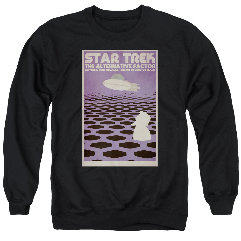 Star Trek Juan Ortiz The Alternative Factor Black Crewneck Sweatshirt