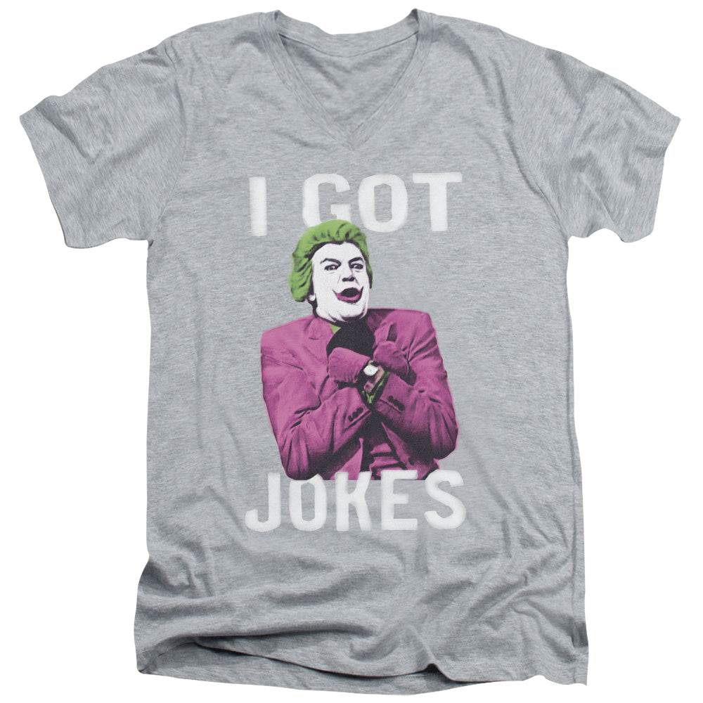Batman Got Jokes V-Neck T-Shirt