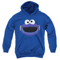 Sesame Street Mecha Cookie Monster Face Youth Hoodie