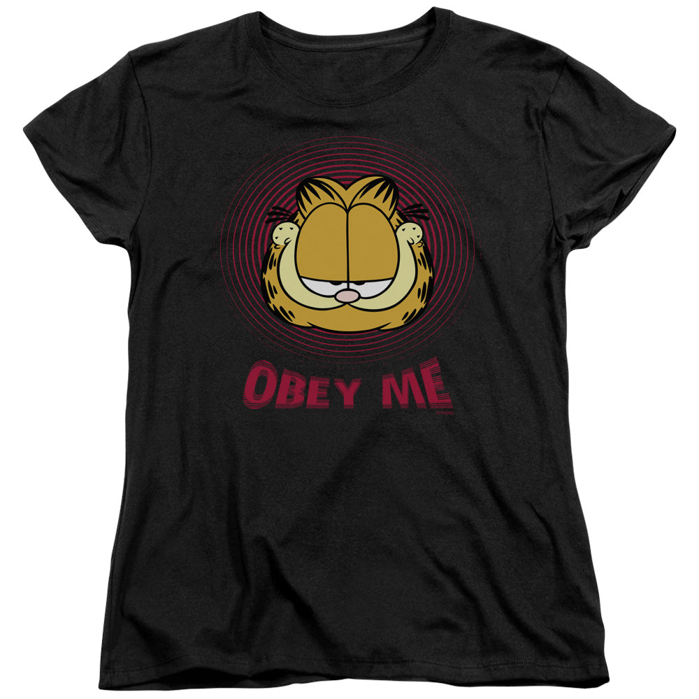 Garfield Obey Me Womens T-Shirt