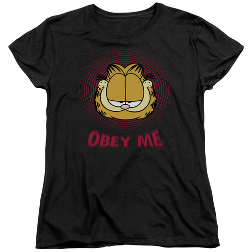Garfield Obey Me Womens T-Shirt
