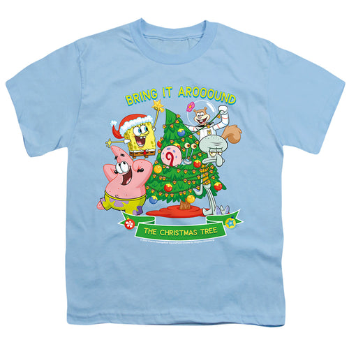 Spongebob Squarepants Aroooound the Christmas Tree Patrick Youth/Toddler T-Shirt
