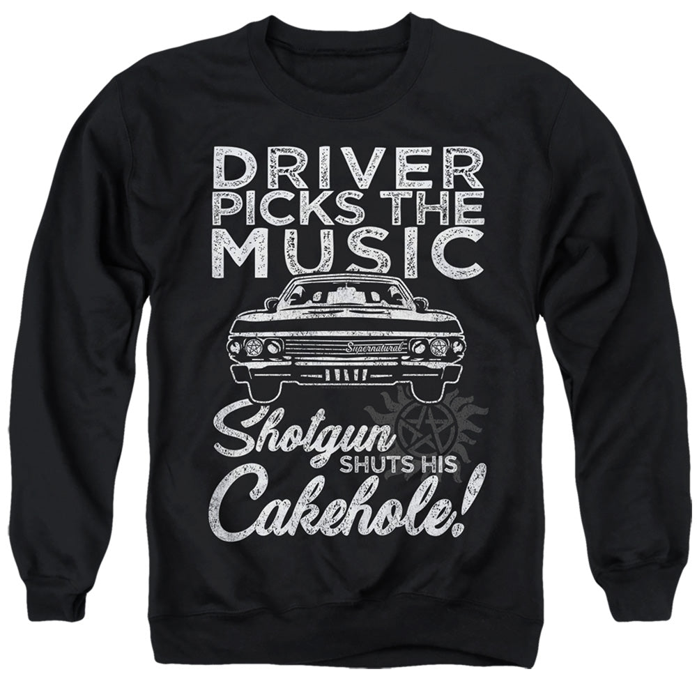 Supernatural Driver Picks the Music Crewneck Sweatshirt