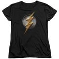 Justice League Flash Logo Womens T-Shirt