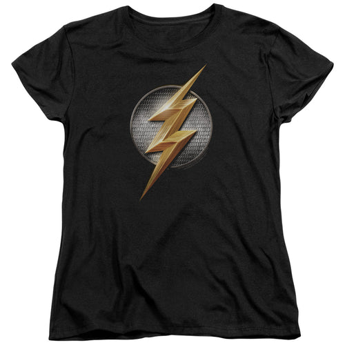 Justice League Flash Logo Womens T-Shirt