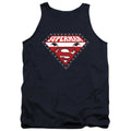 Superman for President Navy Tank Top