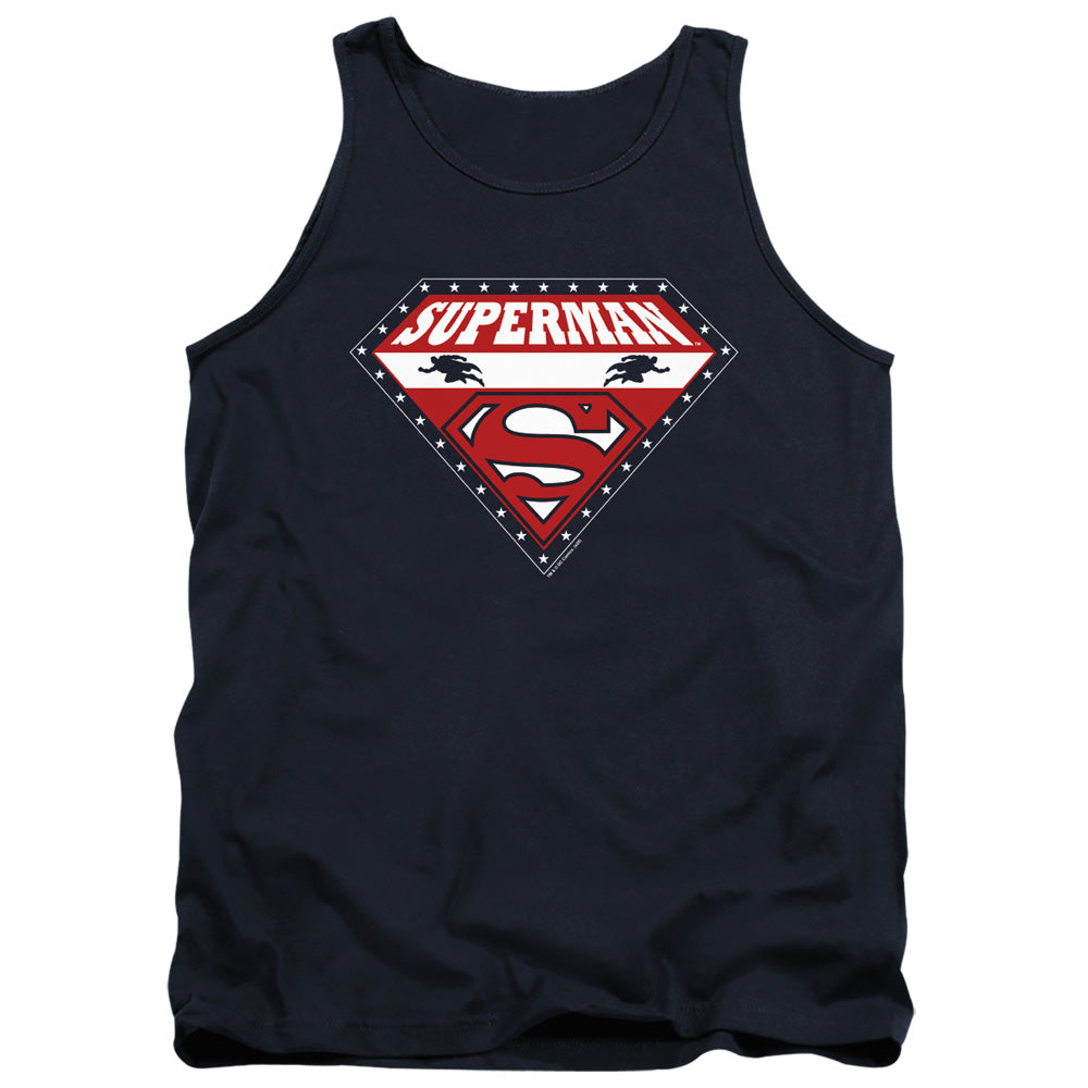Superman for President Navy Tank Top