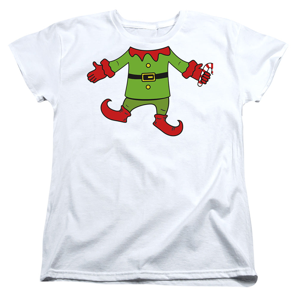 Christmas Elf Body Womens T-Shirt