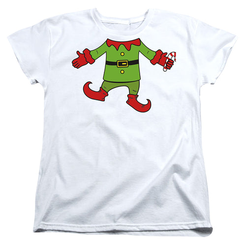 Christmas Elf Body Womens T-Shirt
