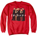 Friends Cast In Black Crewneck Sweatshirt
