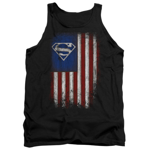 Superman Old Glory Shield Tank Top