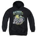 Batman vs. The Joker on Black Youth Hoodie
