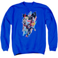 Batman v Superman Ripped Trio Crewneck Sweatshirt