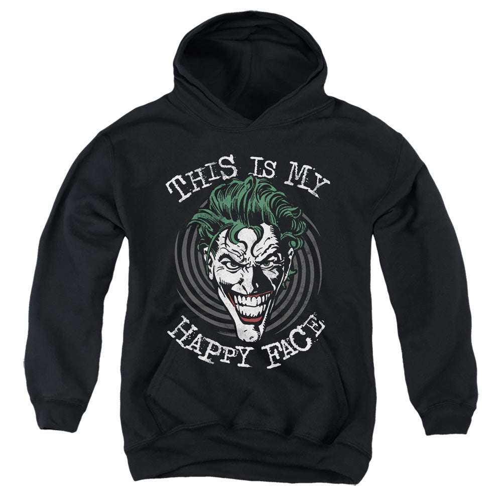 Batman Maniacal Spiral Youth Hoodie