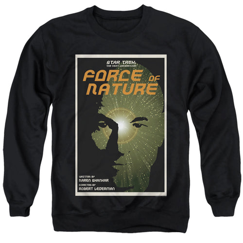 Star Trek Force of Nature Black Crewneck Sweatshirt