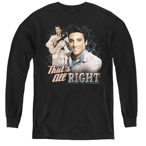Elvis Presley Thats All Right Youth Long Sleeve T-Shirt