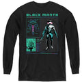 Aquaman Black Manta Stats Youth Long Sleeve T-Shirt