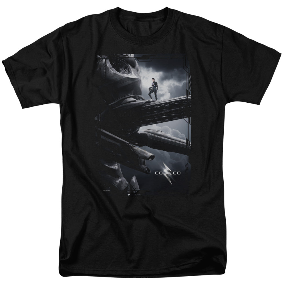 Mighty Morphin Power Rangers: The Movie Black Zord Poster T-Shirt