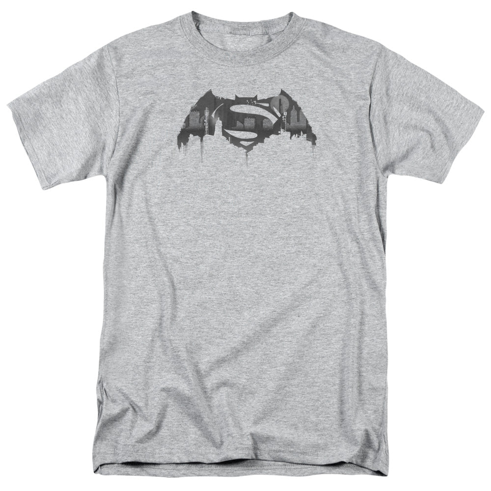Batman v Superman Cityscape Logo T-Shirt