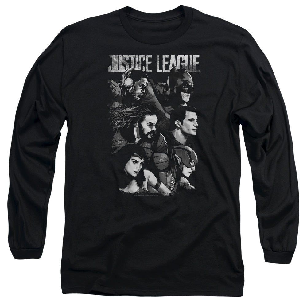 Justice League Pushing Forward Long Sleeve T-Shirt
