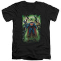 Justice League Power Burst V-Neck T-Shirt