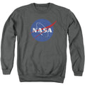NASA Meatball Logo Distressed Crewneck Sweatshirt