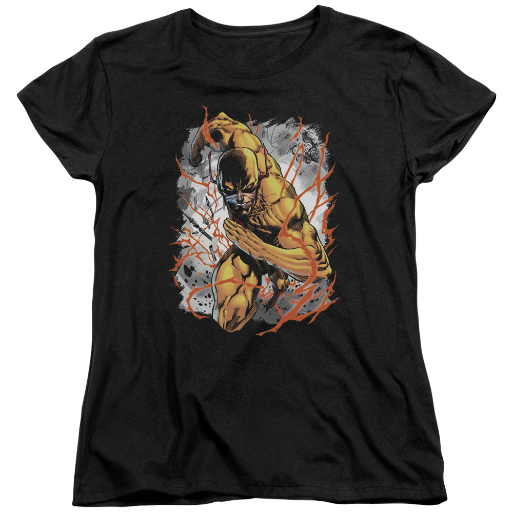 Justice League Reversed Womens T-Shirt