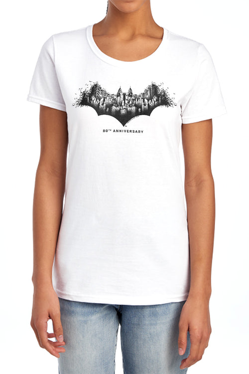 Batman Gotham Shield Womens T-Shirt