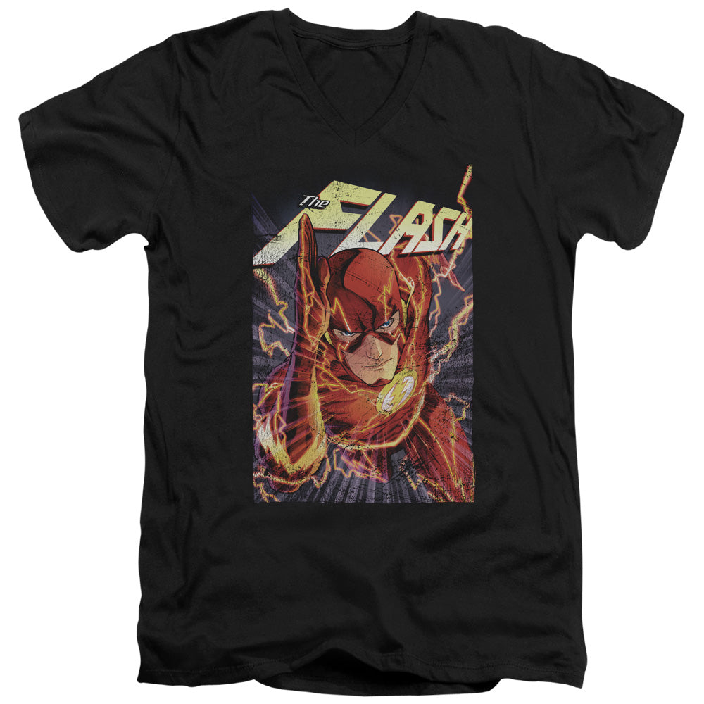 Justice League Flash One V-Neck T-Shirt