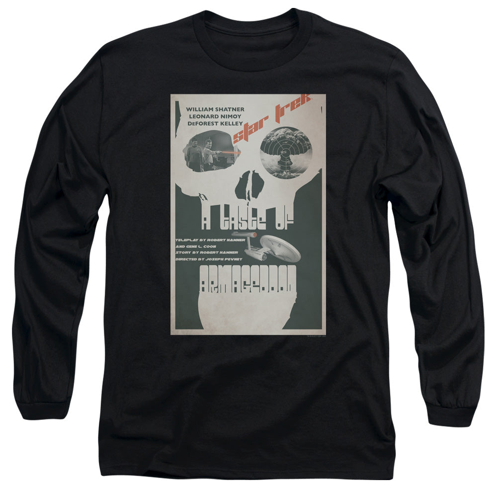 Star Trek Juan Ortiz A Taste of Armageddon Black Long Sleeve T-Shirt
