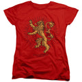 Game of Thrones Lannister Burst Sigil Womens T-Shirt