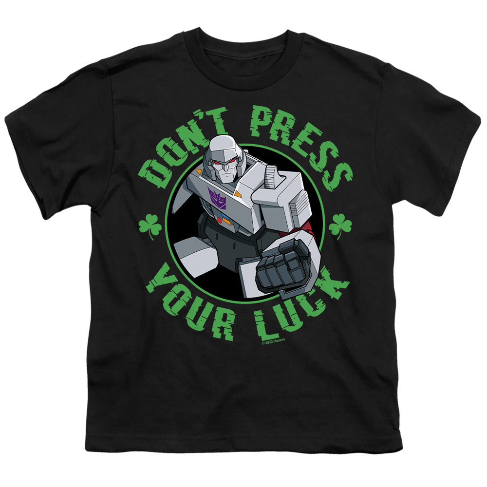 Transformers ST. Patrick's Day Megatron Don't Press Your Luck Youth/Toddler T-Shirt