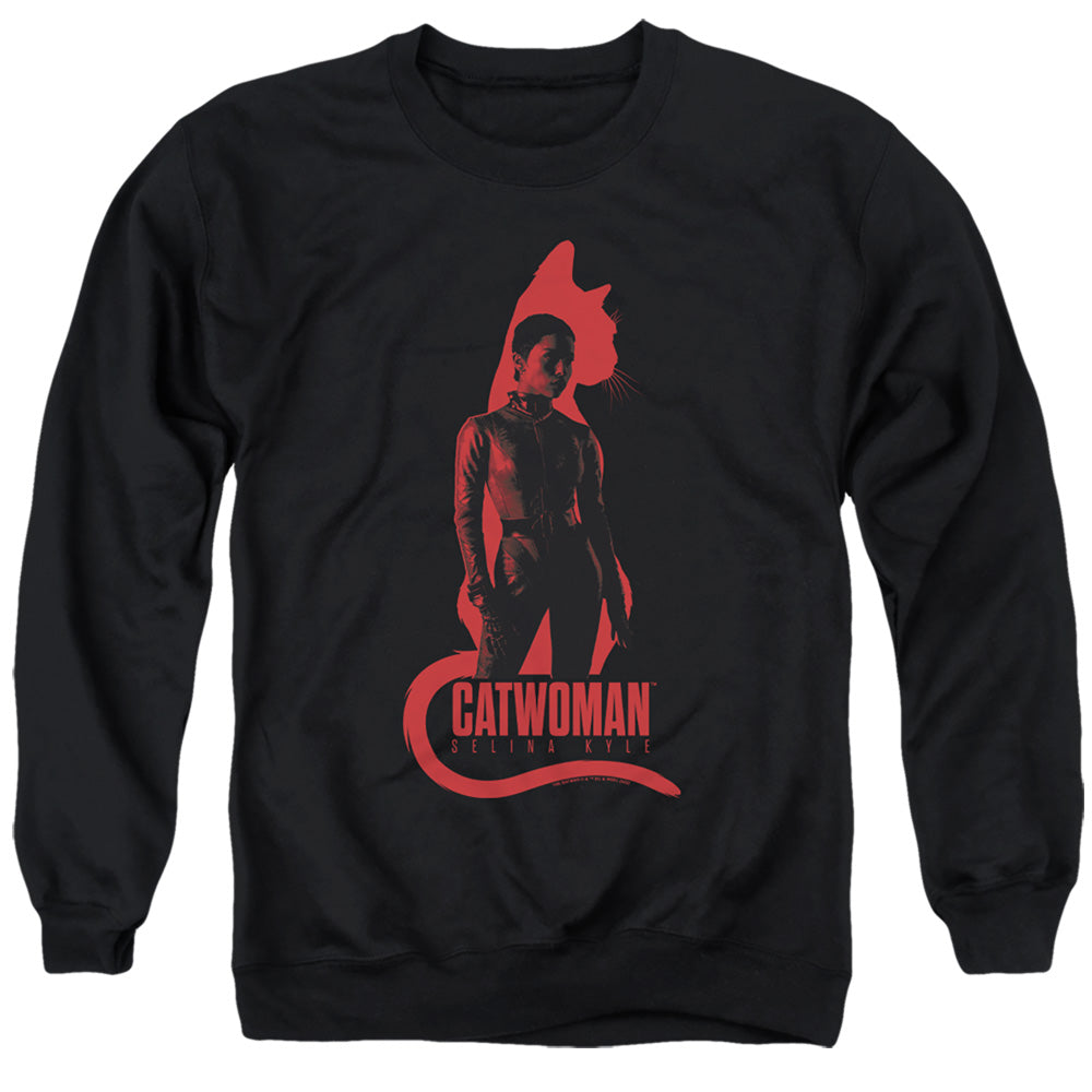 The Batman Selina Kyle Cat Silhouette Crewneck Sweatshirt