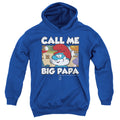 The Smurfs Call Me Big Papa Youth Hoodie