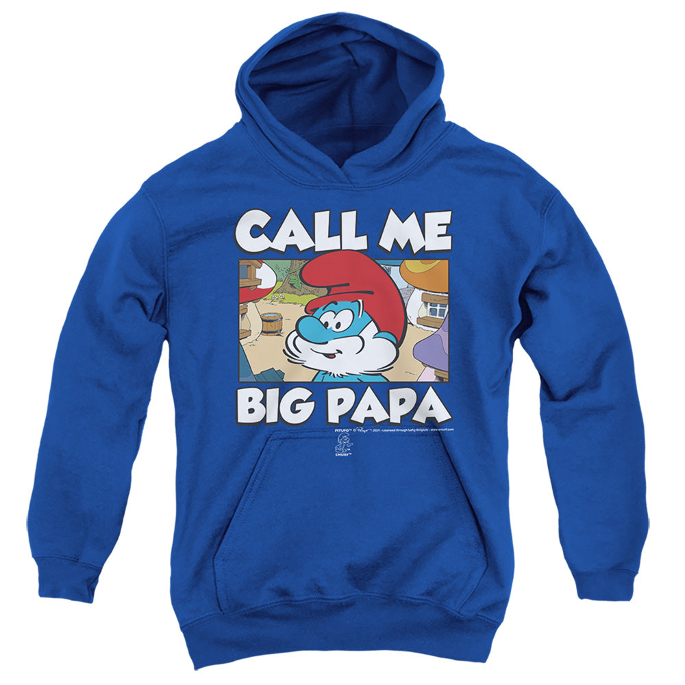 The Smurfs Call Me Big Papa Youth Hoodie