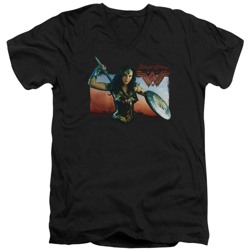Wonder Woman (2017) Warrior Woman V-Neck T-Shirt