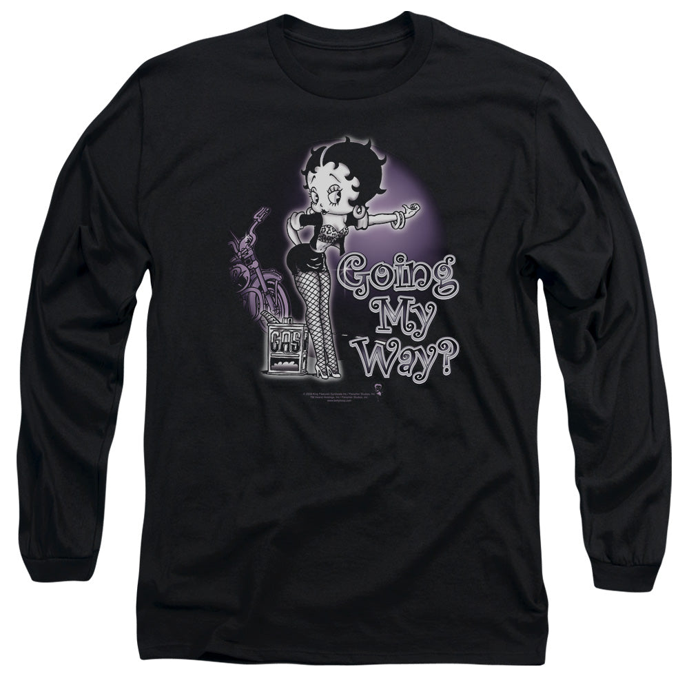 Betty Boop My Way Long Sleeve T-Shirt