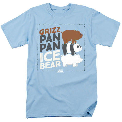 We Bare Bears Grizz Pan Pan Ice Bear T-Shirt
