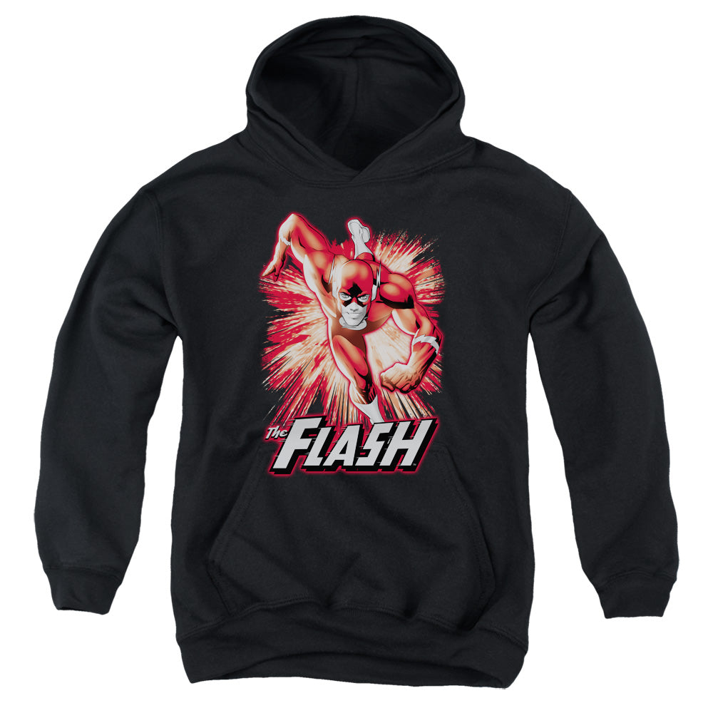 Justice League Flash Red & Gray Youth Hoodie