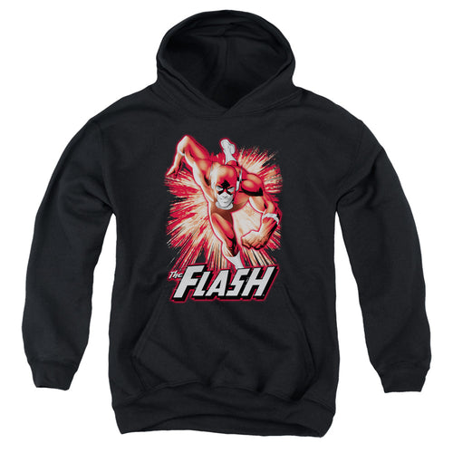 Justice League Flash Red & Gray Youth Hoodie