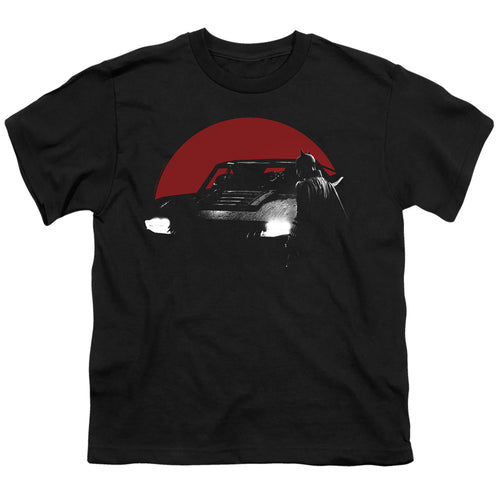 The Batman Red Moon and Batmobile Youth/Toddler T-Shirt