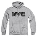 New York City Map Fill Pullover Hoodie