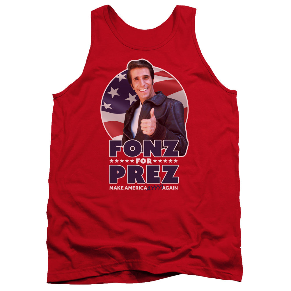 Happy Days Fonz For Prez Tank Top