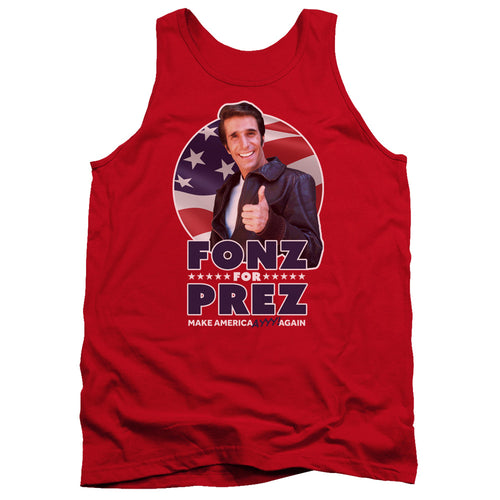 Happy Days Fonz For Prez Tank Top