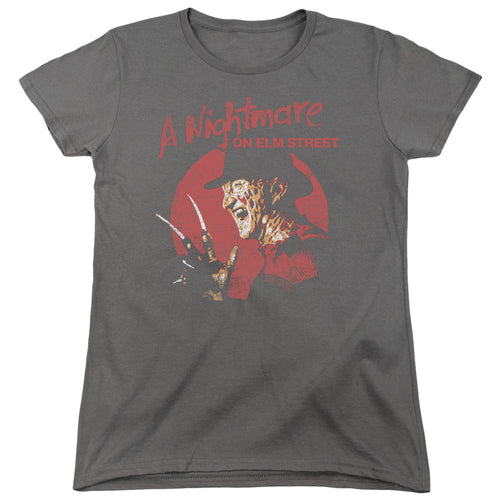 A Nightmare on Elm Street Freddy Circle Womens T-Shirt