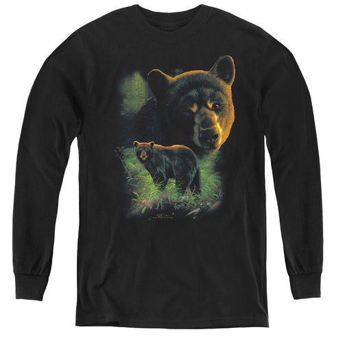 Wild Wings Black Bears Youth Long Sleeve T-Shirt